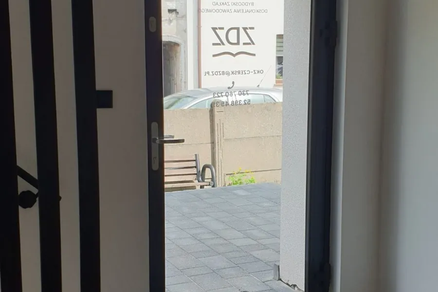 Strefa wejściowa po modernizacji obiektu w Czersku